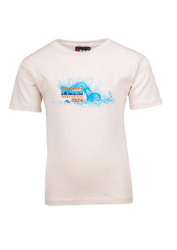 2024 Victorian Country SC Championships Tee - CREAM - ONLINE ORDER ONLY