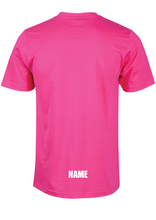 Diving ) Noun) short sleeve cotton tee - Pink