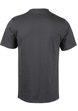 Diving ) Noun) short sleeve cotton tee - steel grey