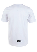 Diving ) Noun) short sleeve cotton tee - white