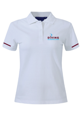 Diving Queensland Coach Short Sleeve Polo - Women's