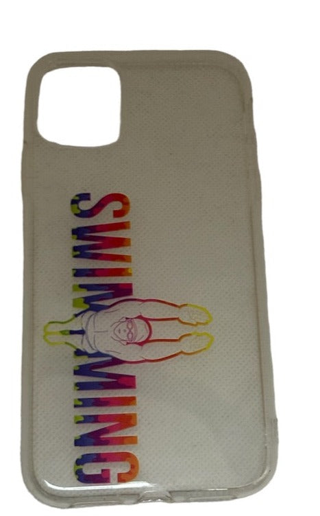 iPhone Cover - Swimming - transparent