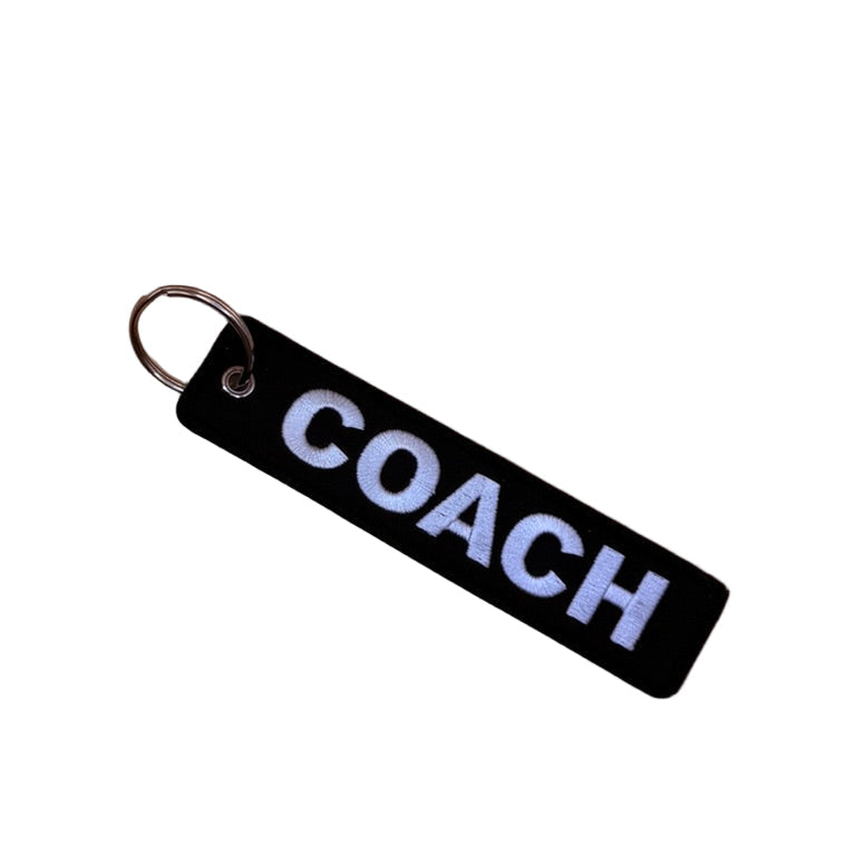 Keychain embroidered - Coach - Super Coach