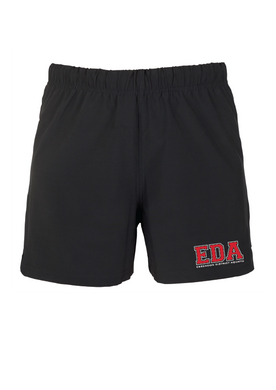 Essendon District Aquatic S.C. 4 X STRETCH  SHORTS - Kids & Unisex- Black