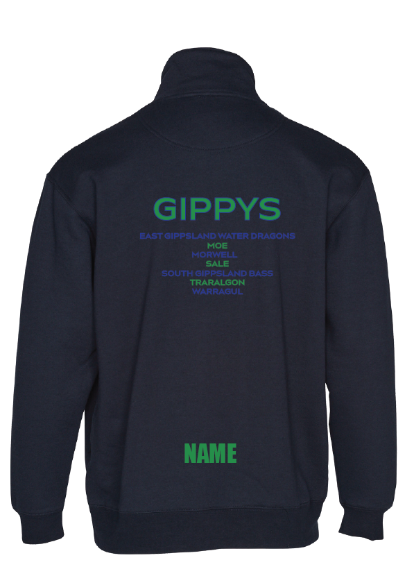 2025 GIPPSLAND CHAMPIONSHIP 1/4 ZIP SWEAT - UNISEX NAVY