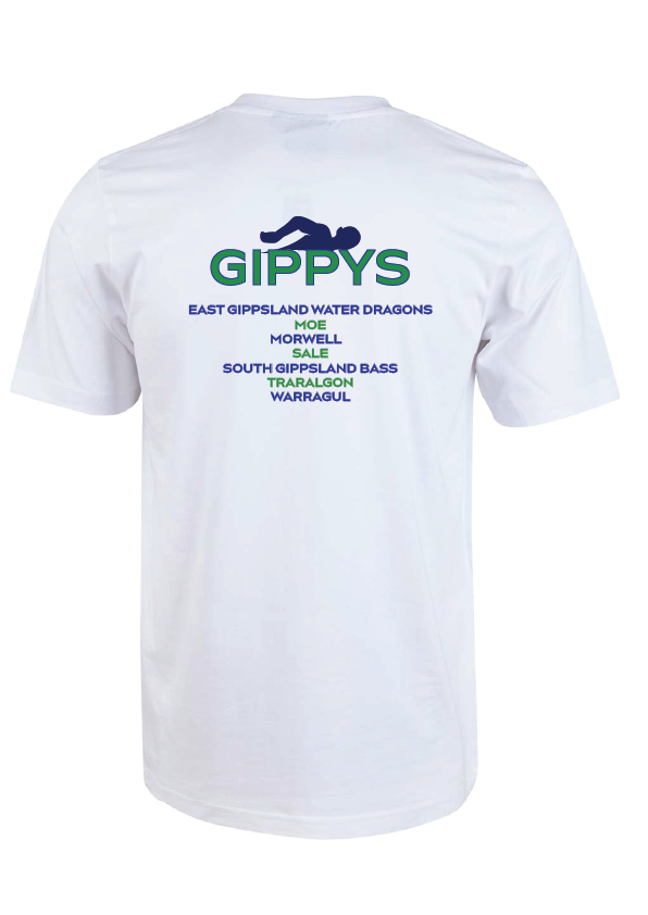 2025 GIPPSLAND CHAMPIONSHIPS SHORT SLEEVE TEE - WHITE