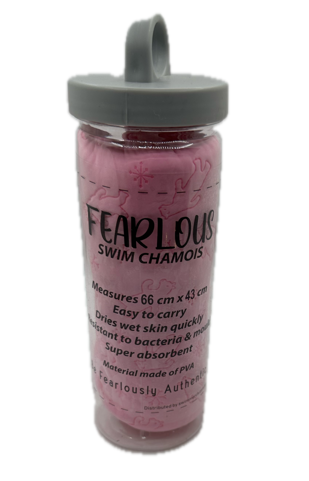 NEW Diving/Swim Large Chamois by FEARLOUS 66cm x 43cm - PINK