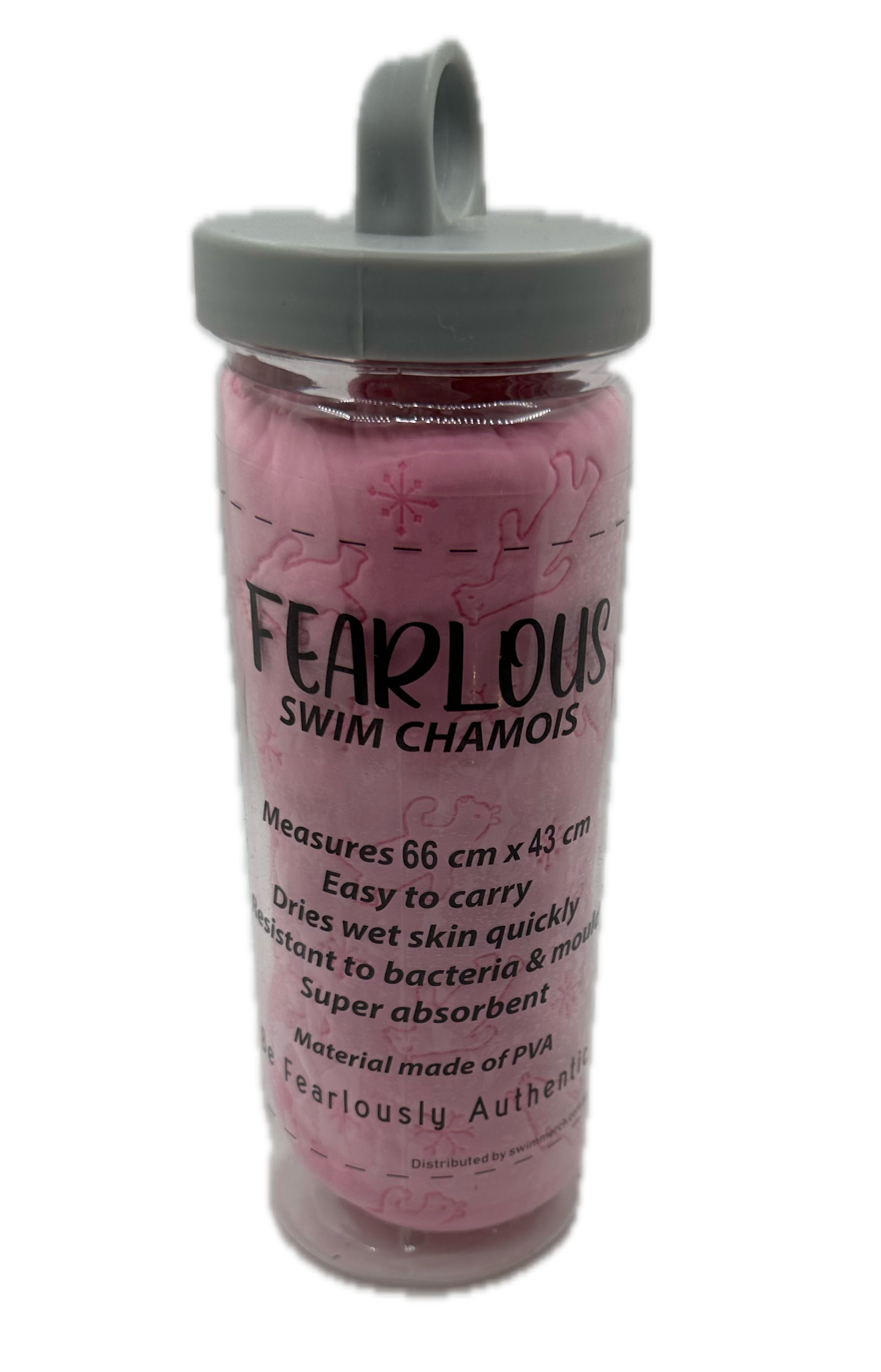 NEW Diving/Swim Large Chamois by FEARLOUS 66cm x 43cm - PINK