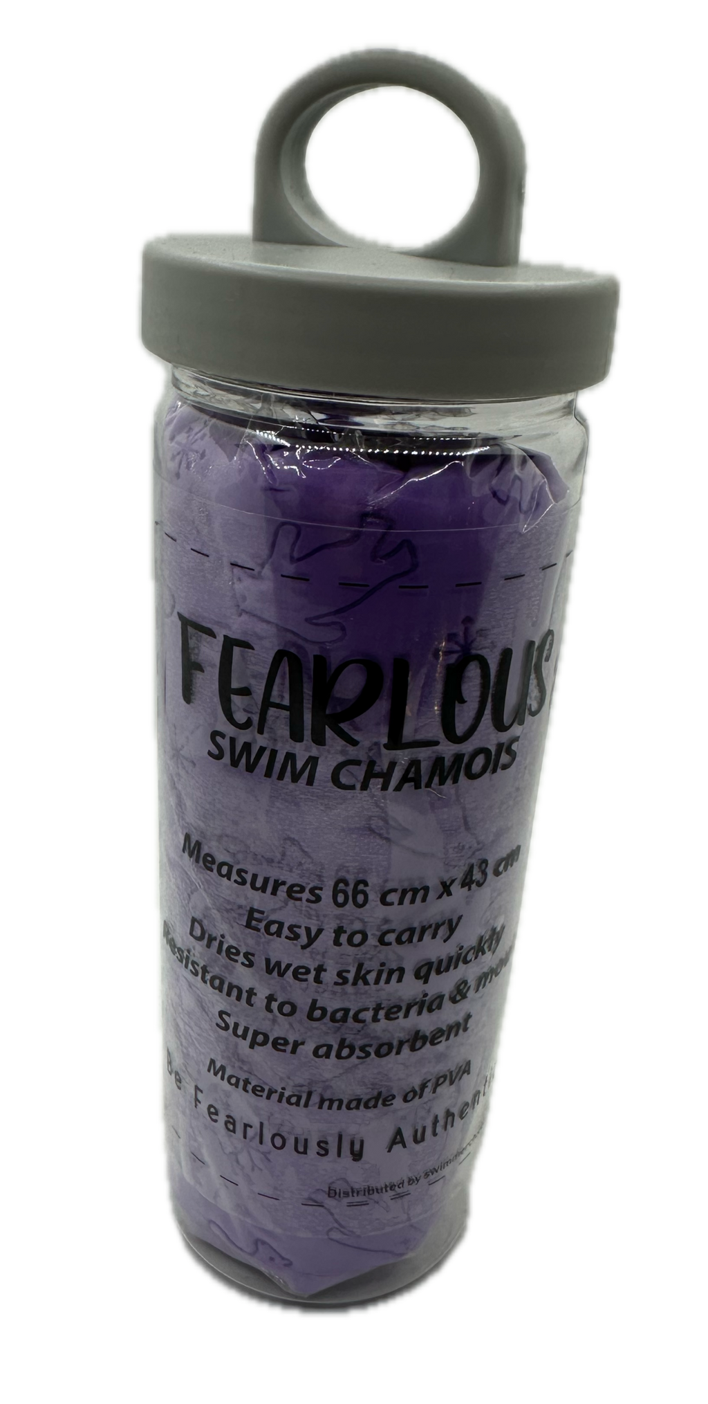 Diving/Swim Large Chamois by FEARLOUS 66cm x 43cm - MAUVE