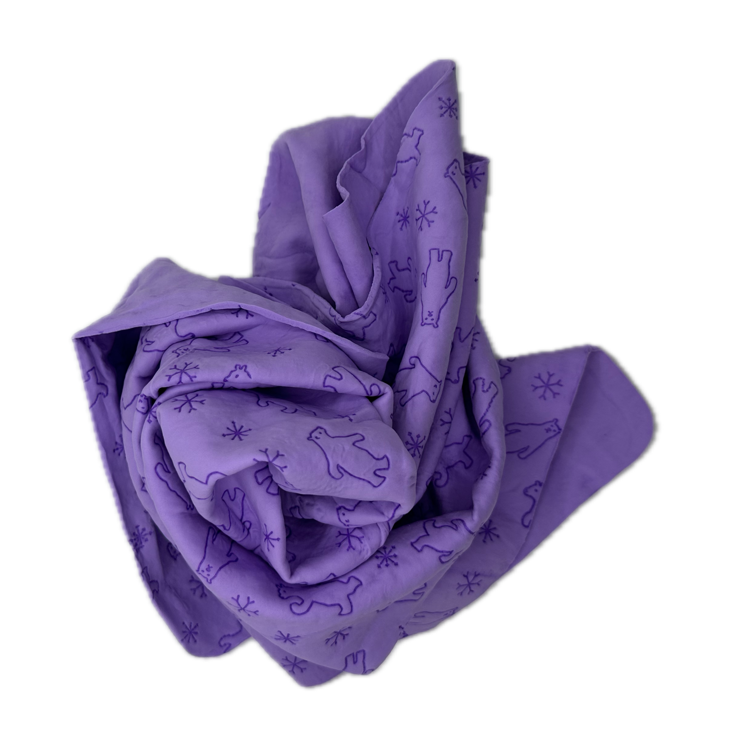 Diving/Swim Large Chamois by FEARLOUS 66cm x 43cm - MAUVE