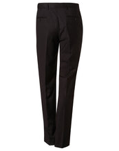 Men's Poly/Viscose stretch pants- Black