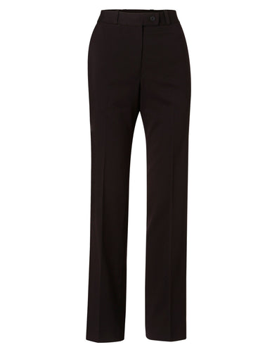 Women's Poly/Viscose stretch pants- Black