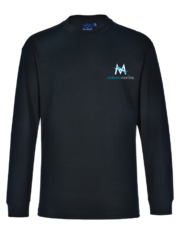 Malvern Marlins Long Sleeve Tee - Navy