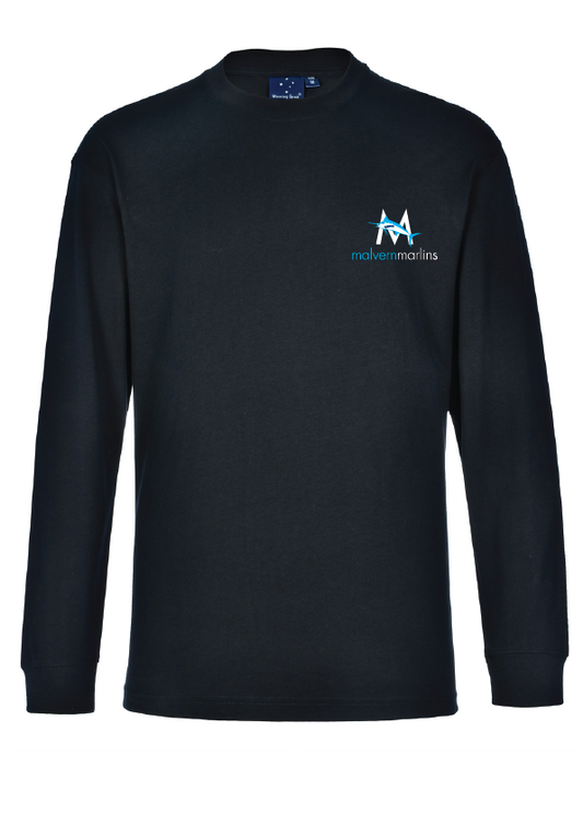 Malvern Marlins Long Sleeve Tee - Navy