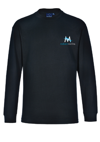 Malvern Marlins Long Sleeve Tee - Navy