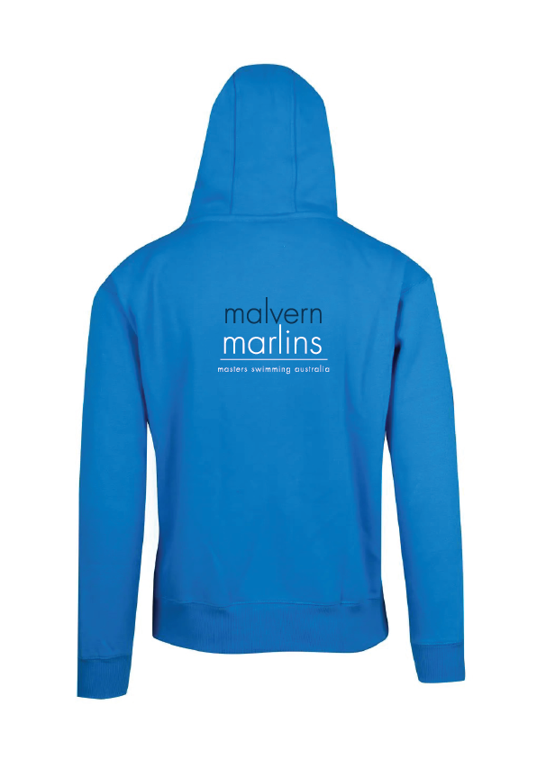 Malvern Marlins hoodie - Azure Blue