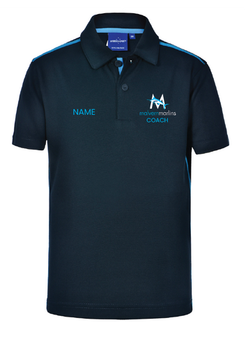 Malvern Marlins COACH Short Sleeve Polo - Women's