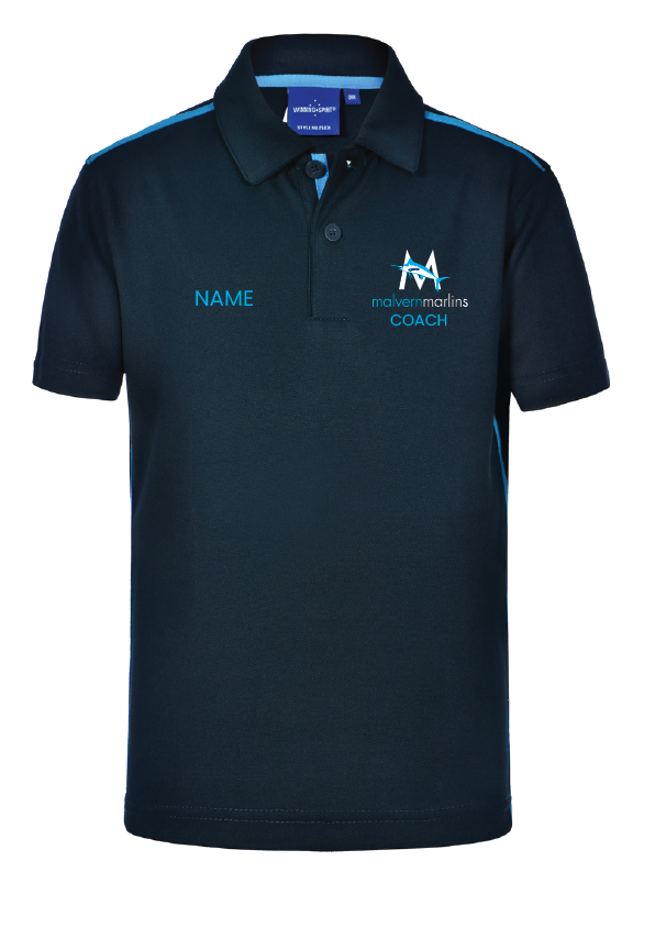 Malvern Marlins COACH Short Sleeve Polo - Unisex