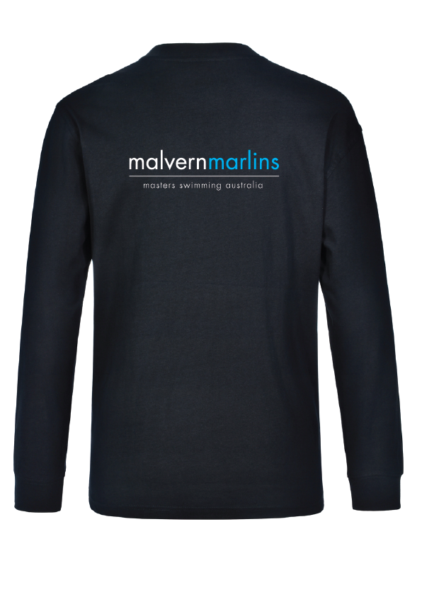 Malvern Marlins Long Sleeve Tee - Navy