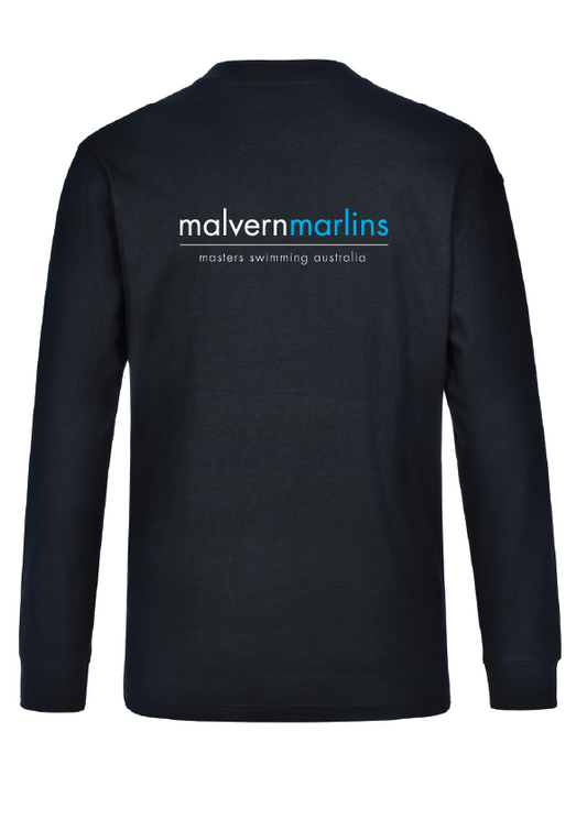 Malvern Marlins Long Sleeve Tee - Navy