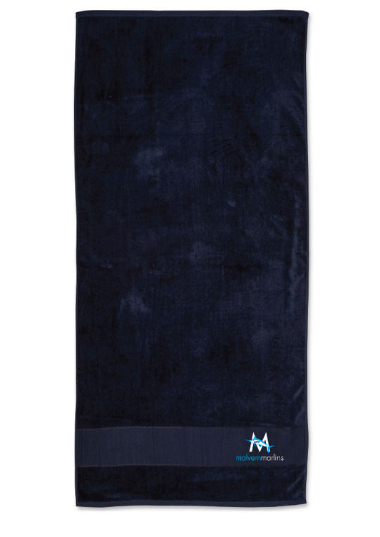 Malvern Marlins Towel - Navy