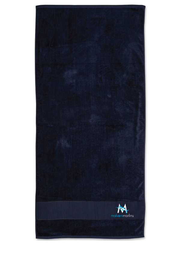 Malvern Marlins Towel - Navy