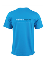 Malvern Marlins short sleeve tee - Unisex - Azure Blue