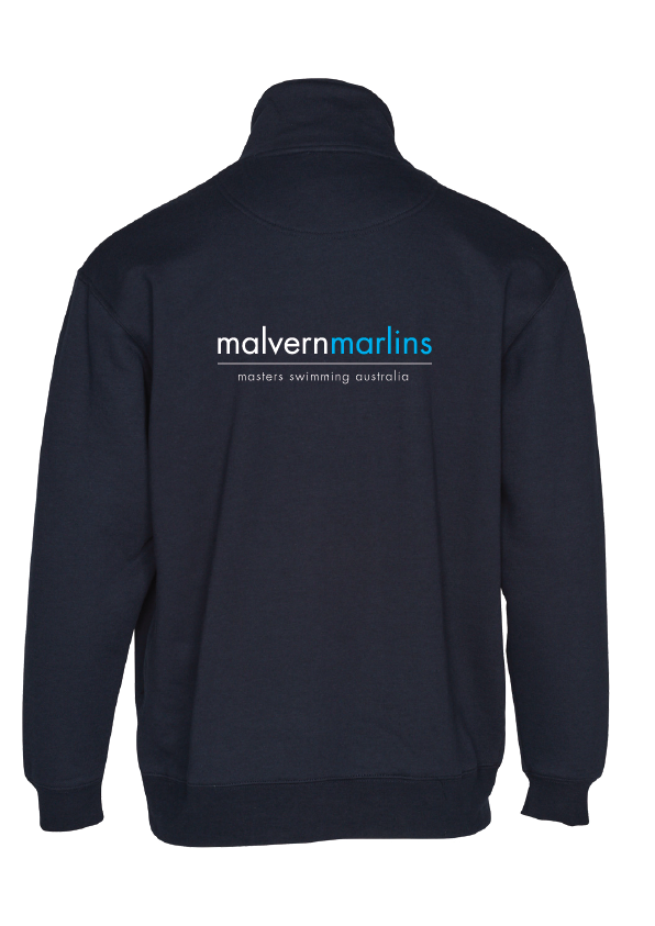 Malvern Marlins 1/2 Zip Sweat - Navy