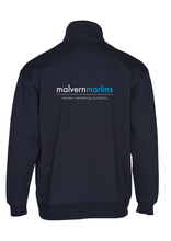 Malvern Marlins 1/2 Zip Sweat - Navy