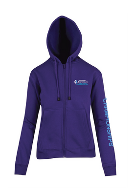 2024 Victorian Metro SC Champs zip thru Hoodie - PURPLE