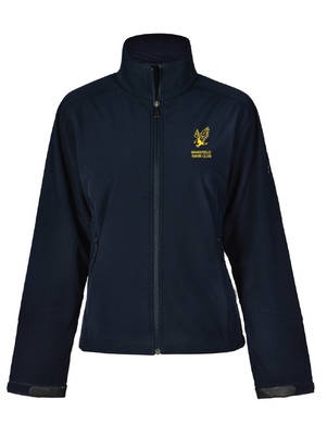 Mansfield swim club soft shell jacket  Mens /Unisex- Navy