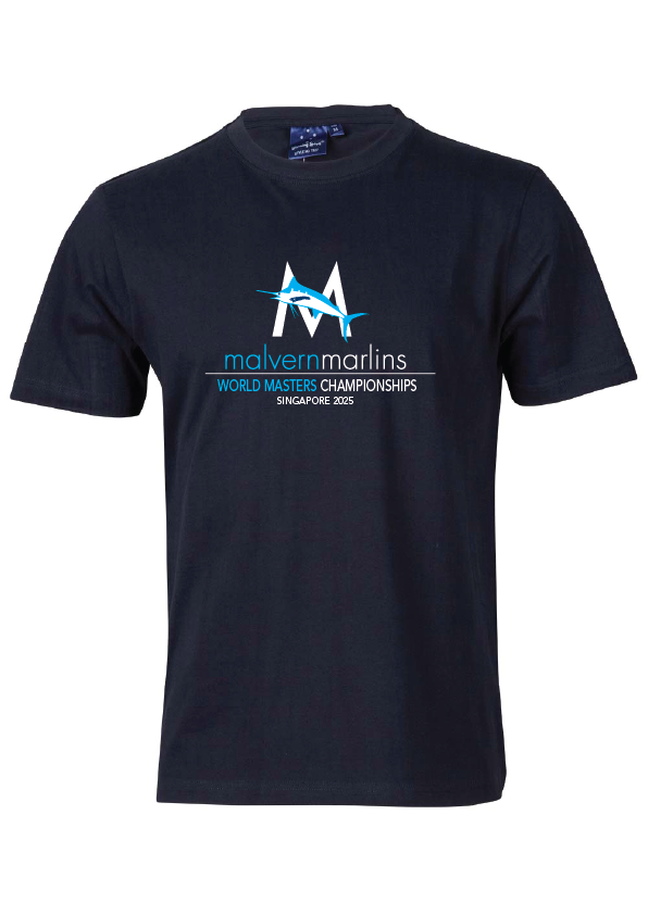 2025 World Championship Malvern Marlins short sleeve tee - Womens- Navy