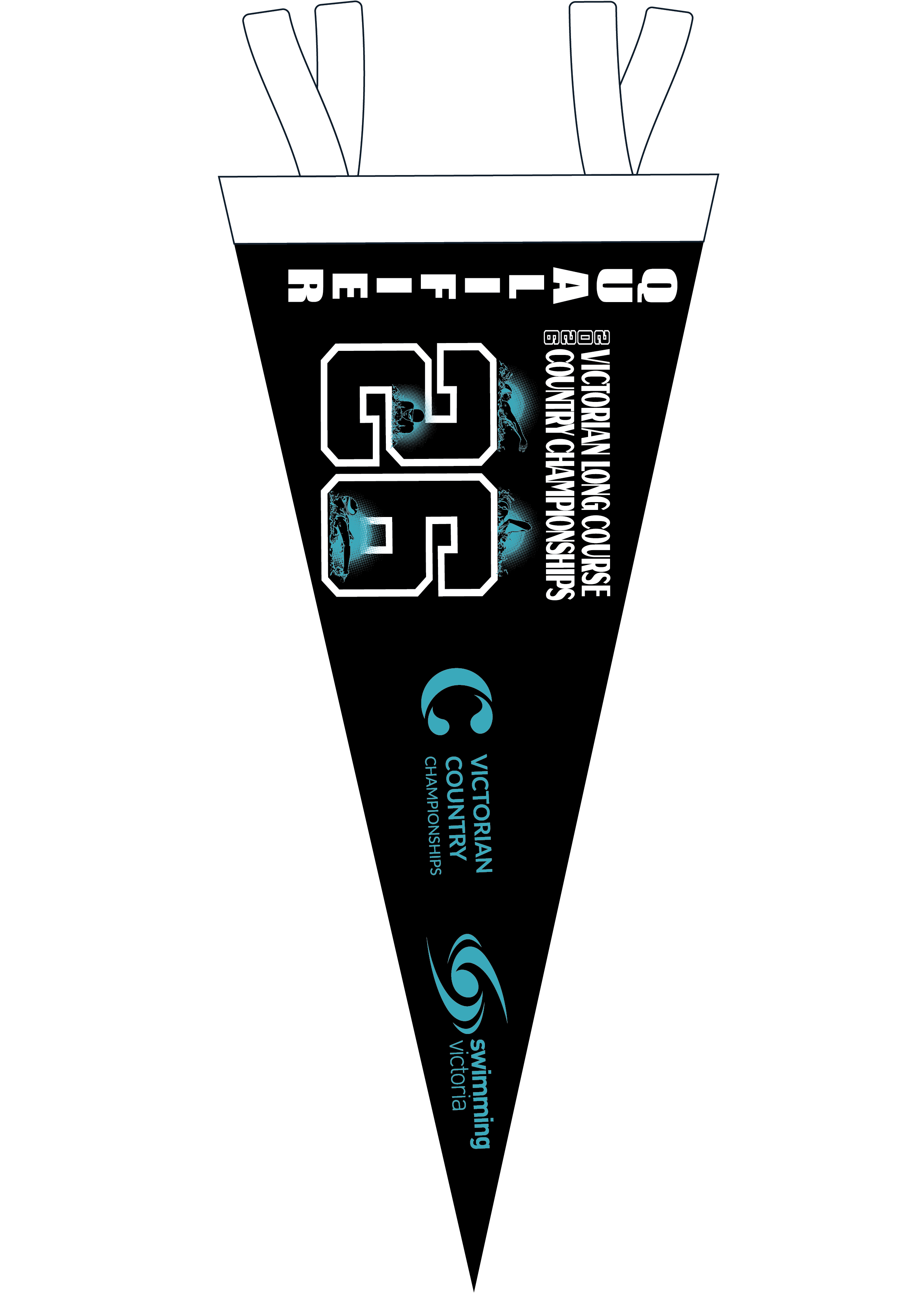 2026 VICTORIAN COUNTRY LONG COURSE CHAMPIONSHIP FELT PENNANT - QUALIFIER