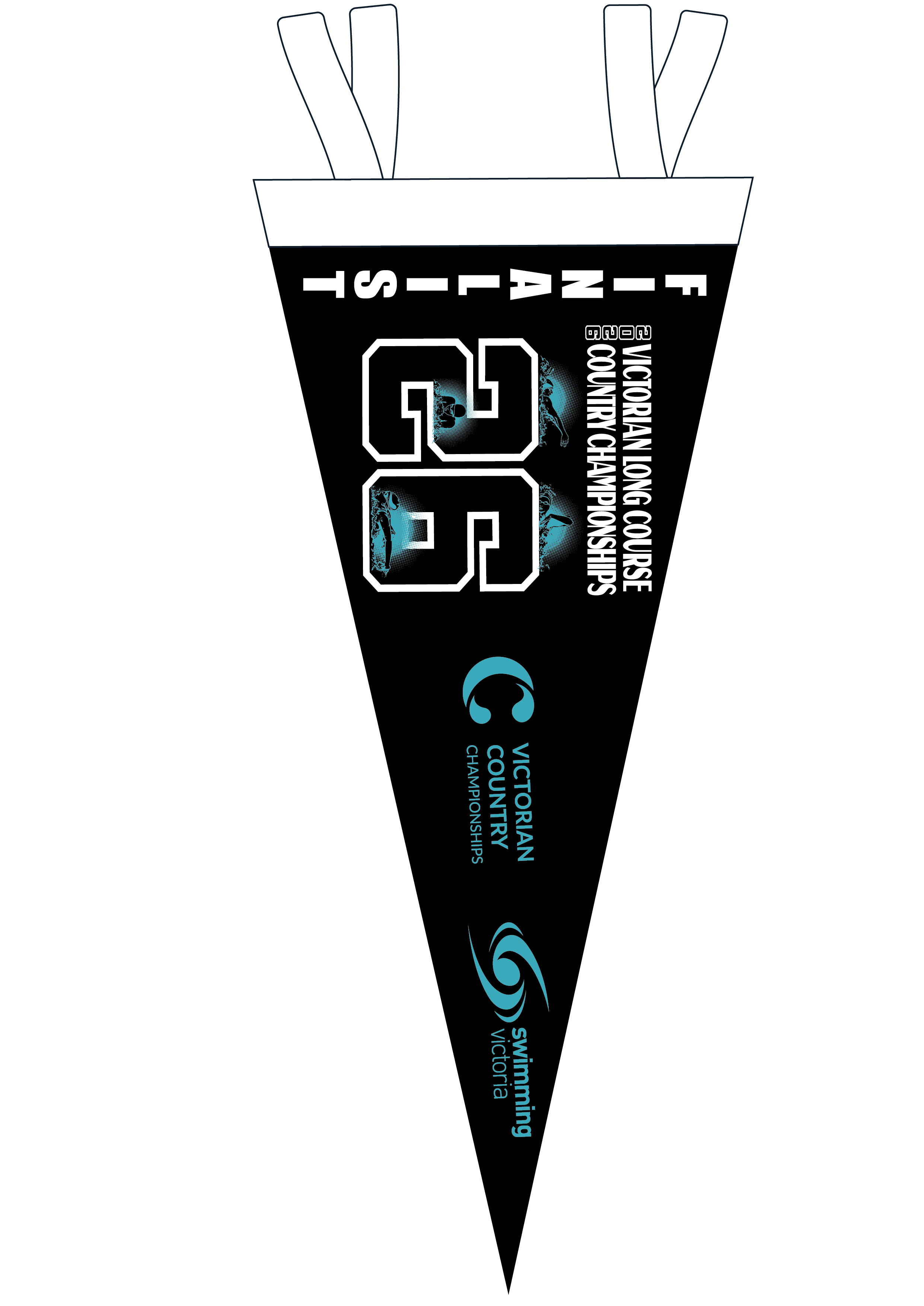 2026 VICTORIAN COUNTRY LONG COURSE CHAMPIONSHIP FELT PENNANT - FINALIST