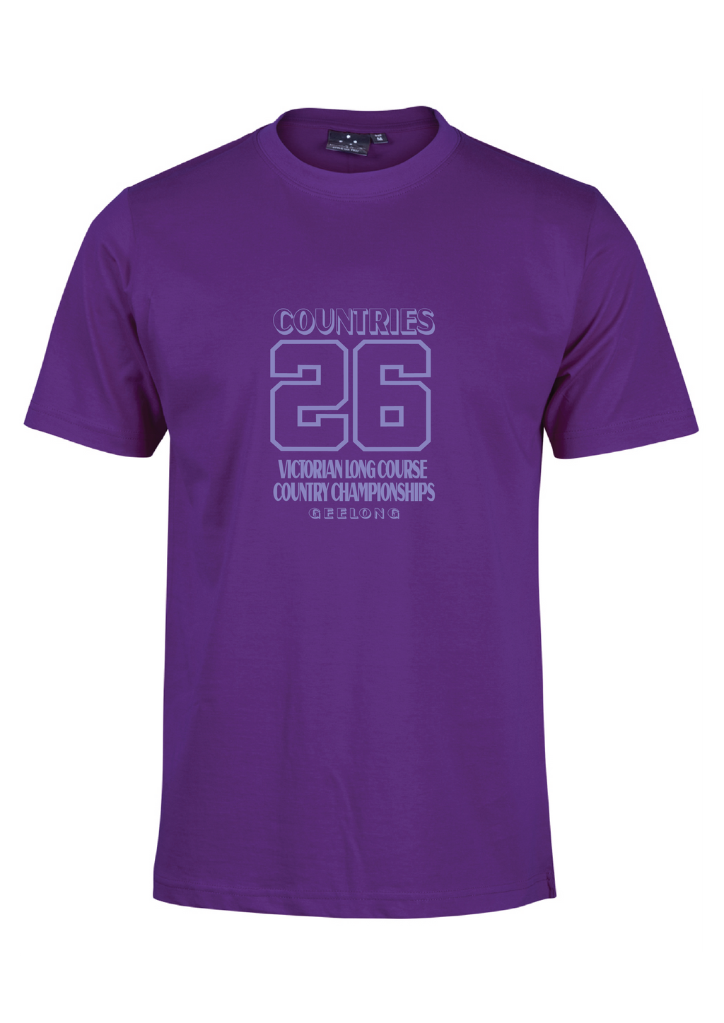 2026 VICTORIAN COUNTRY LONG COURSE CHAMPIONSHIP TEE - Unisex & Women's Sizing - PURPLE