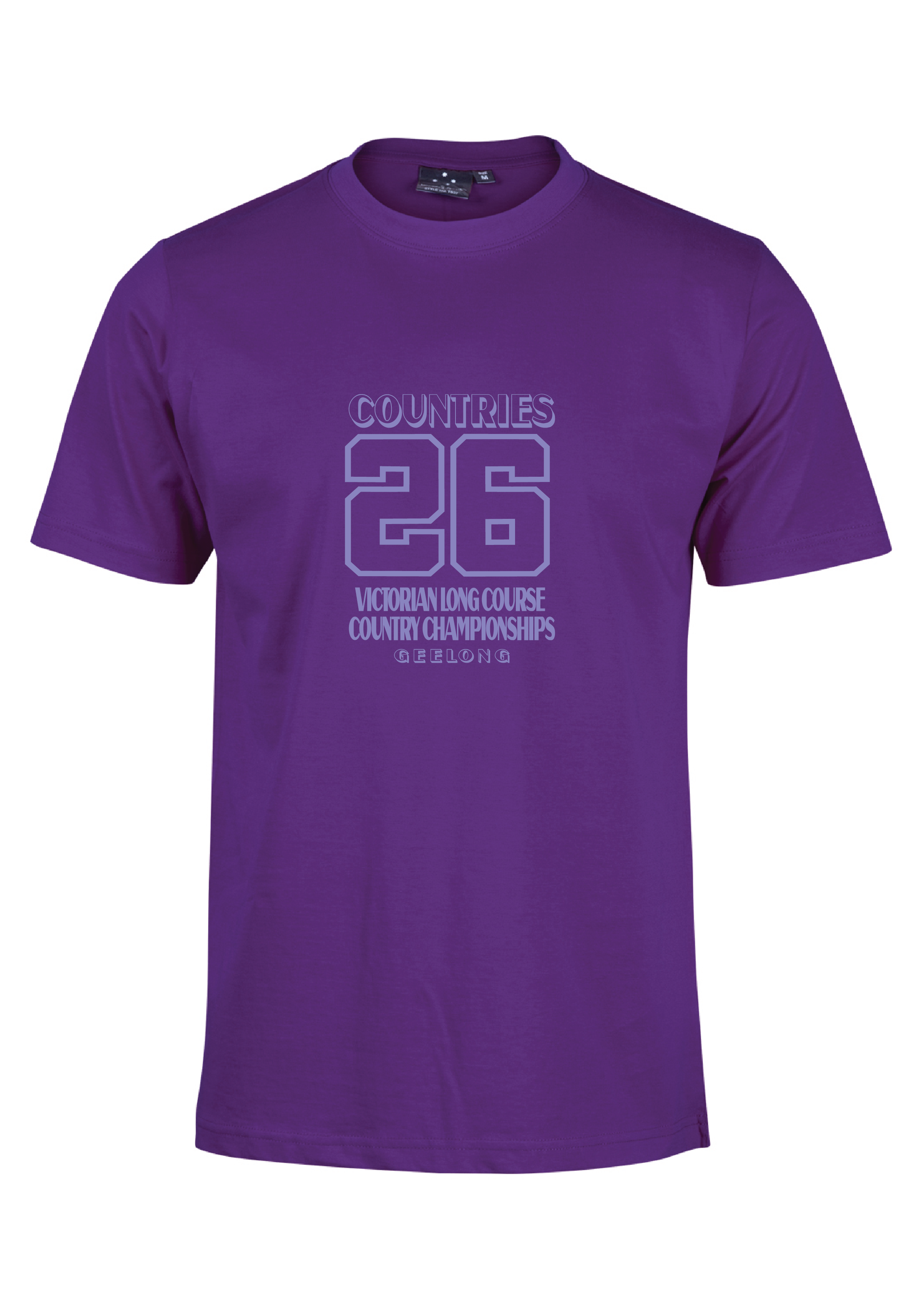 2026 VICTORIAN COUNTRY LONG COURSE CHAMPIONSHIP TEE - Unisex & Women's Sizing - PURPLE