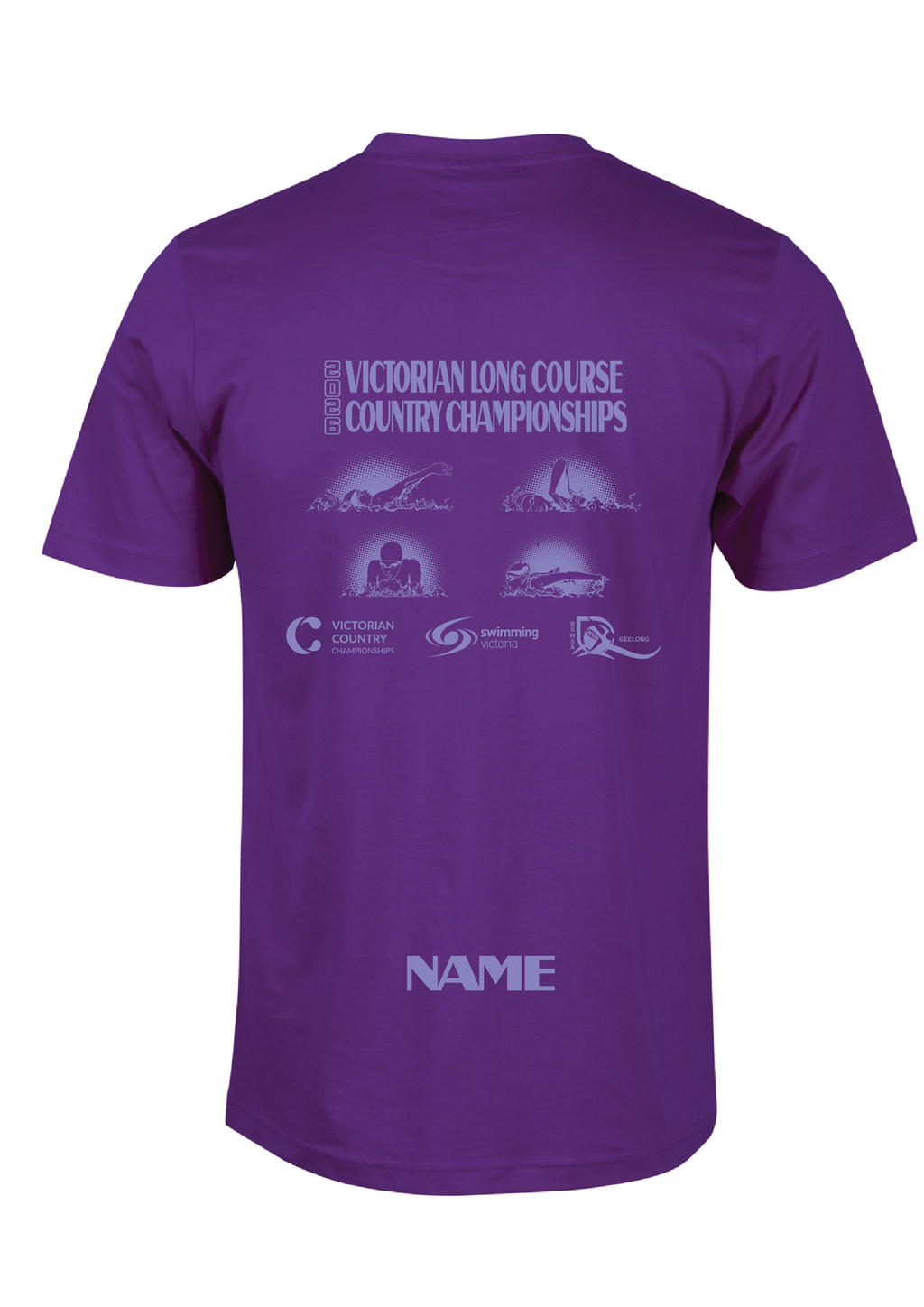 2026 VICTORIAN COUNTRY LONG COURSE CHAMPIONSHIP TEE - Unisex & Women's Sizing - PURPLE