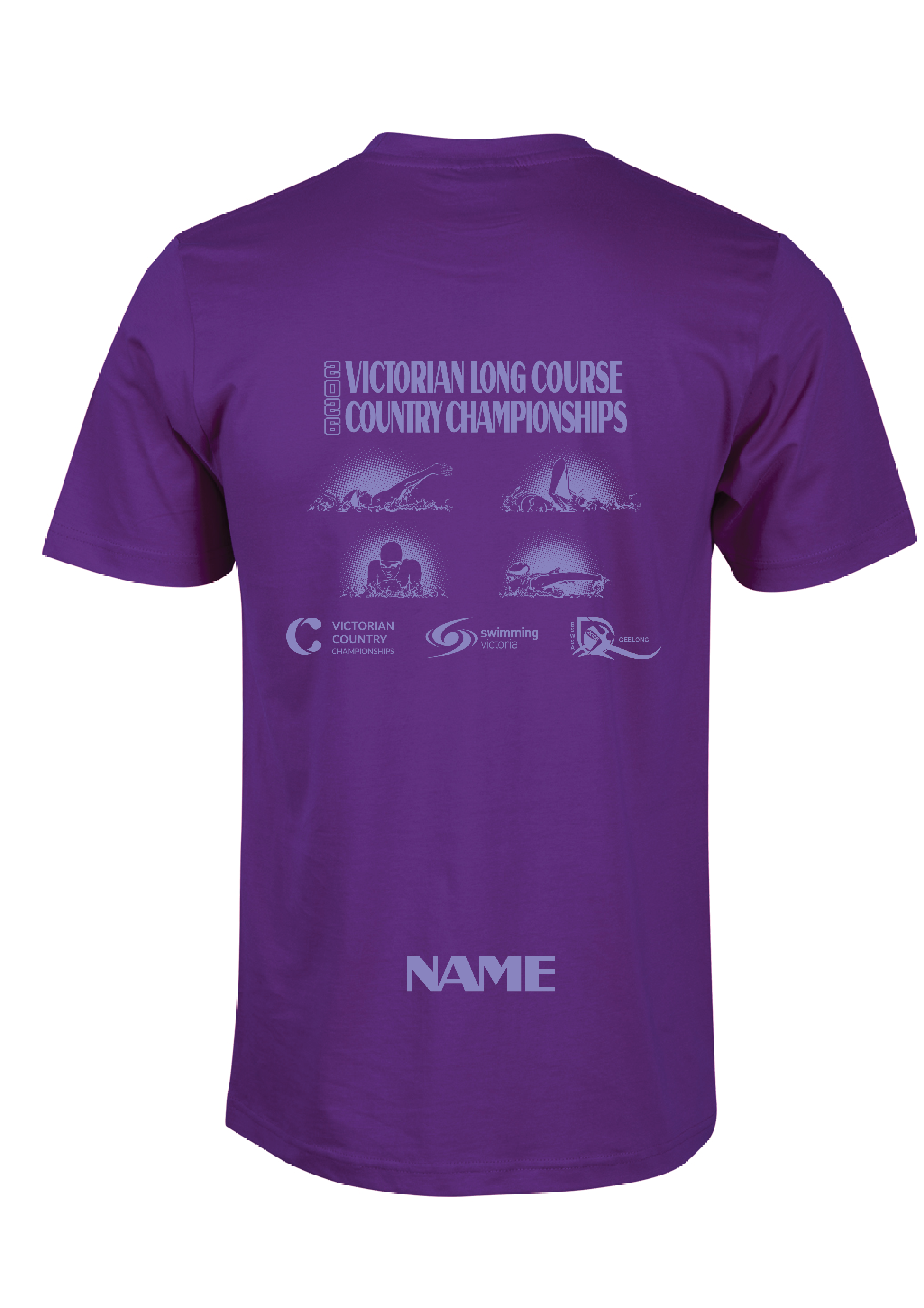2026 VICTORIAN COUNTRY LONG COURSE CHAMPIONSHIP TEE - Unisex & Women's Sizing - PURPLE