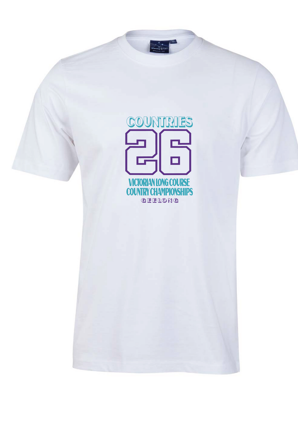 2026 VICTORIAN COUNTRY LONG COURSE CHAMPIONSHIP TEE - Unisex & Women's Sizing - WHITE
