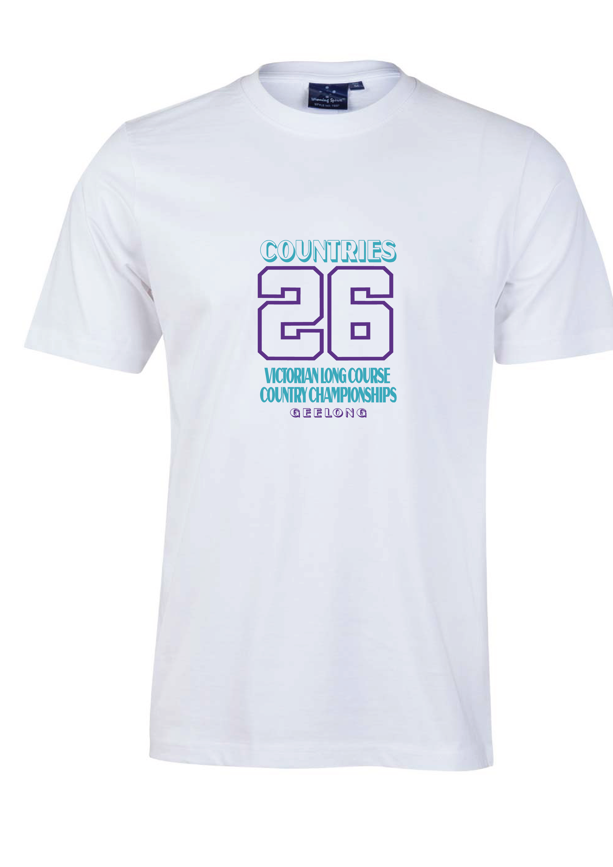 2026 VICTORIAN COUNTRY LONG COURSE CHAMPIONSHIP TEE - Unisex & Women's Sizing - WHITE