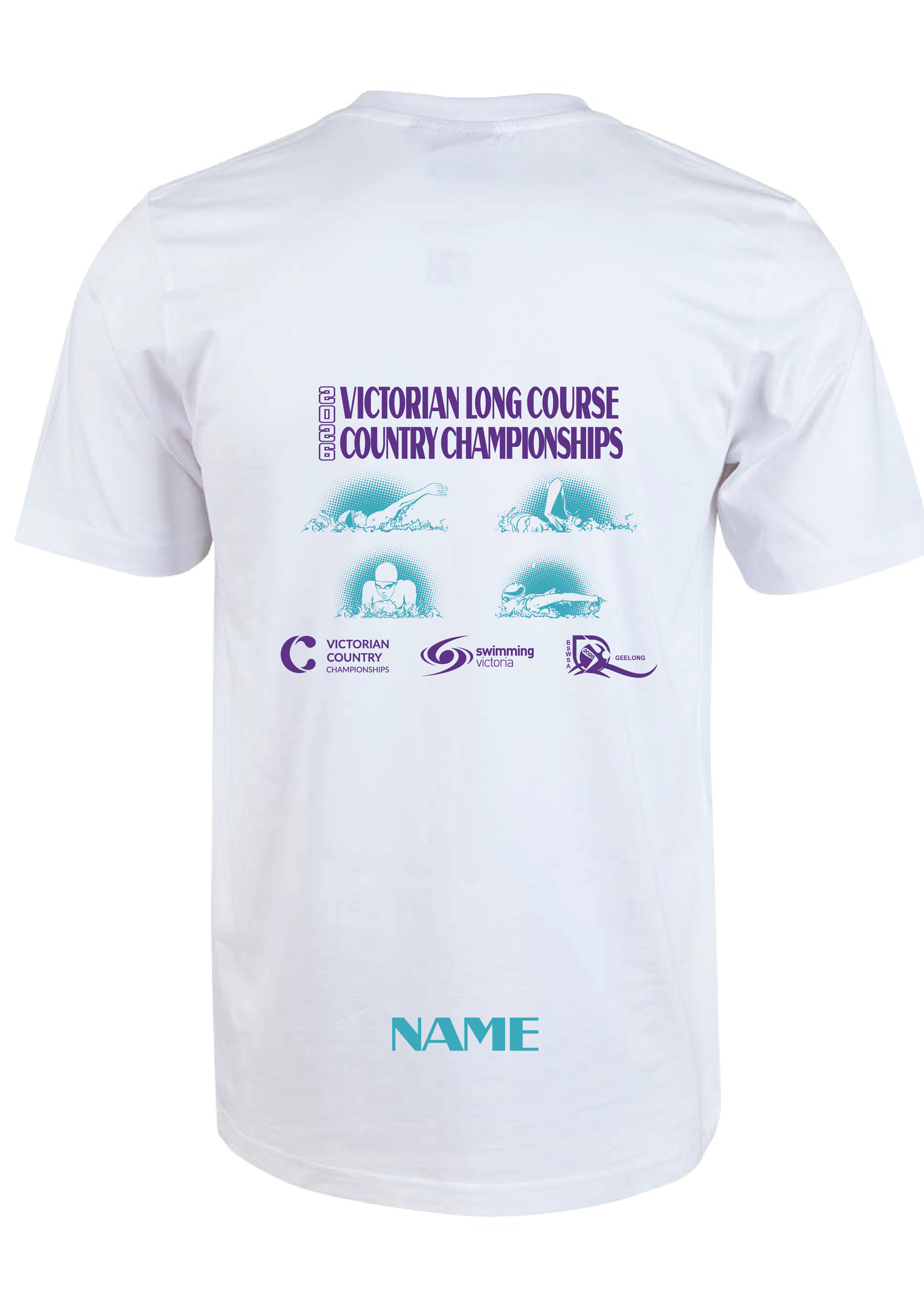 2026 VICTORIAN COUNTRY LONG COURSE CHAMPIONSHIP TEE - Unisex & Women's Sizing - WHITE