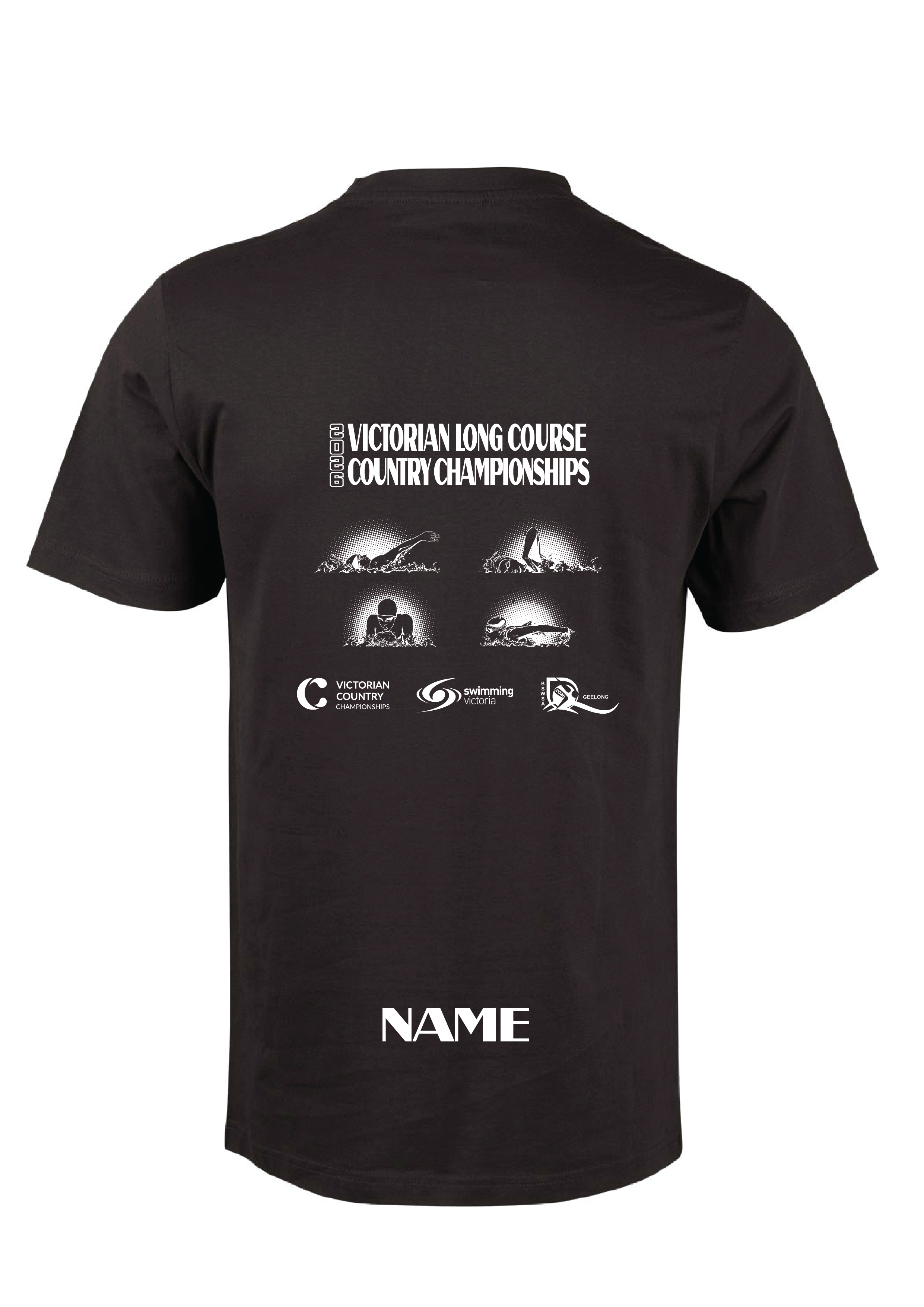 2026 VICTORIAN COUNTRY LONG COURSE CHAMPIONSHIP TEE - Unisex & Women's Sizing - BLACK