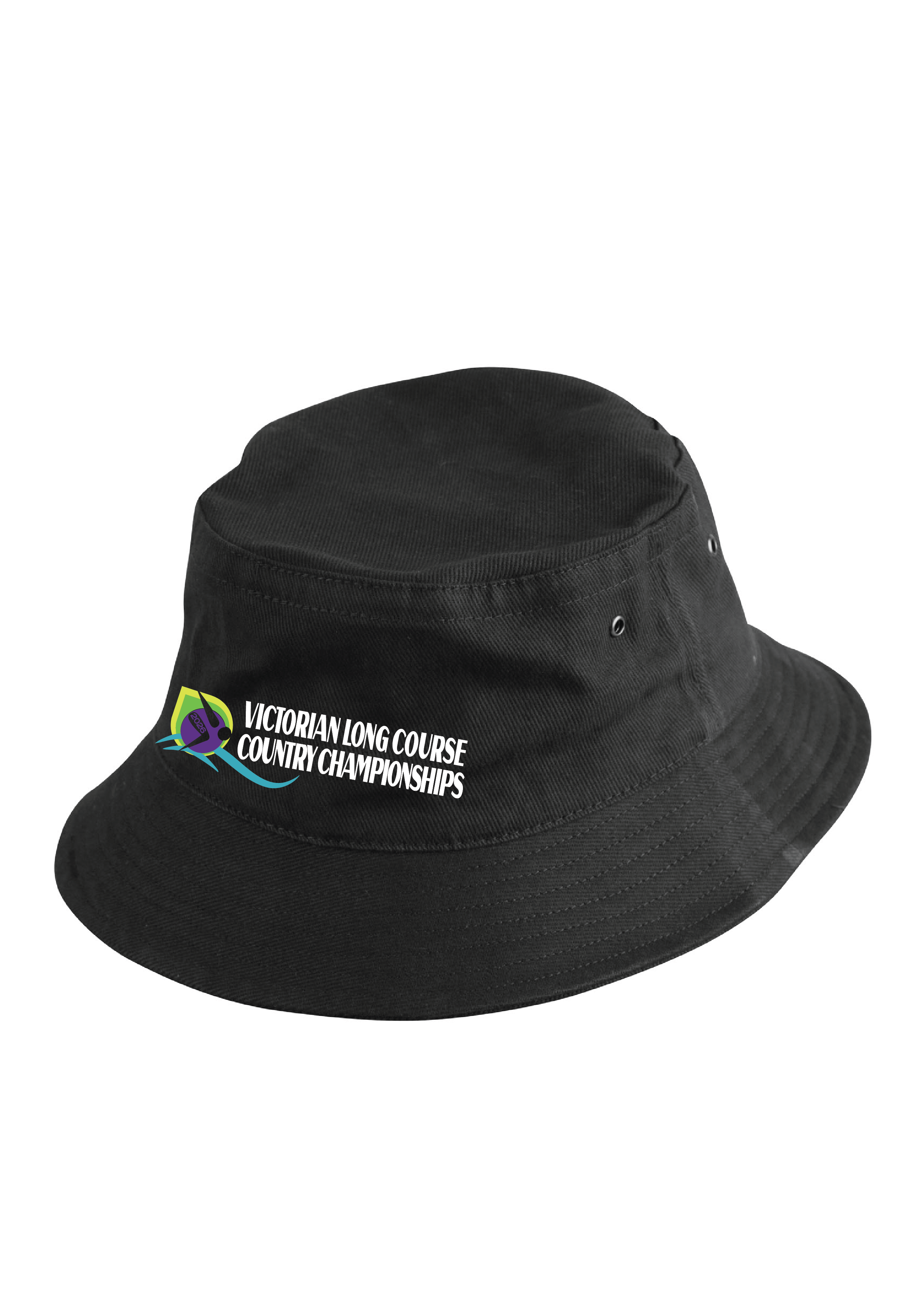2026 VICTORIAN COUNTRY LONG COURSE CHAMPIONSHIP BUCKET HAT - BLACK
