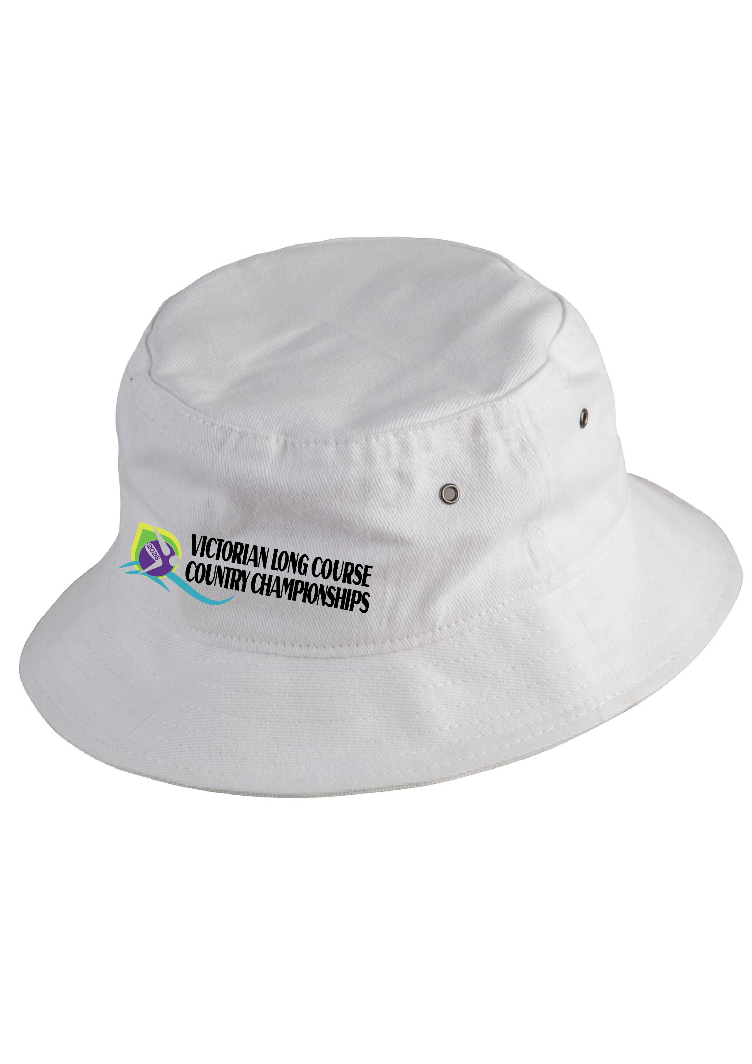 2026 VICTORIAN COUNTRY LONG COURSE CHAMPIONSHIP BUCKET HAT - WHITE