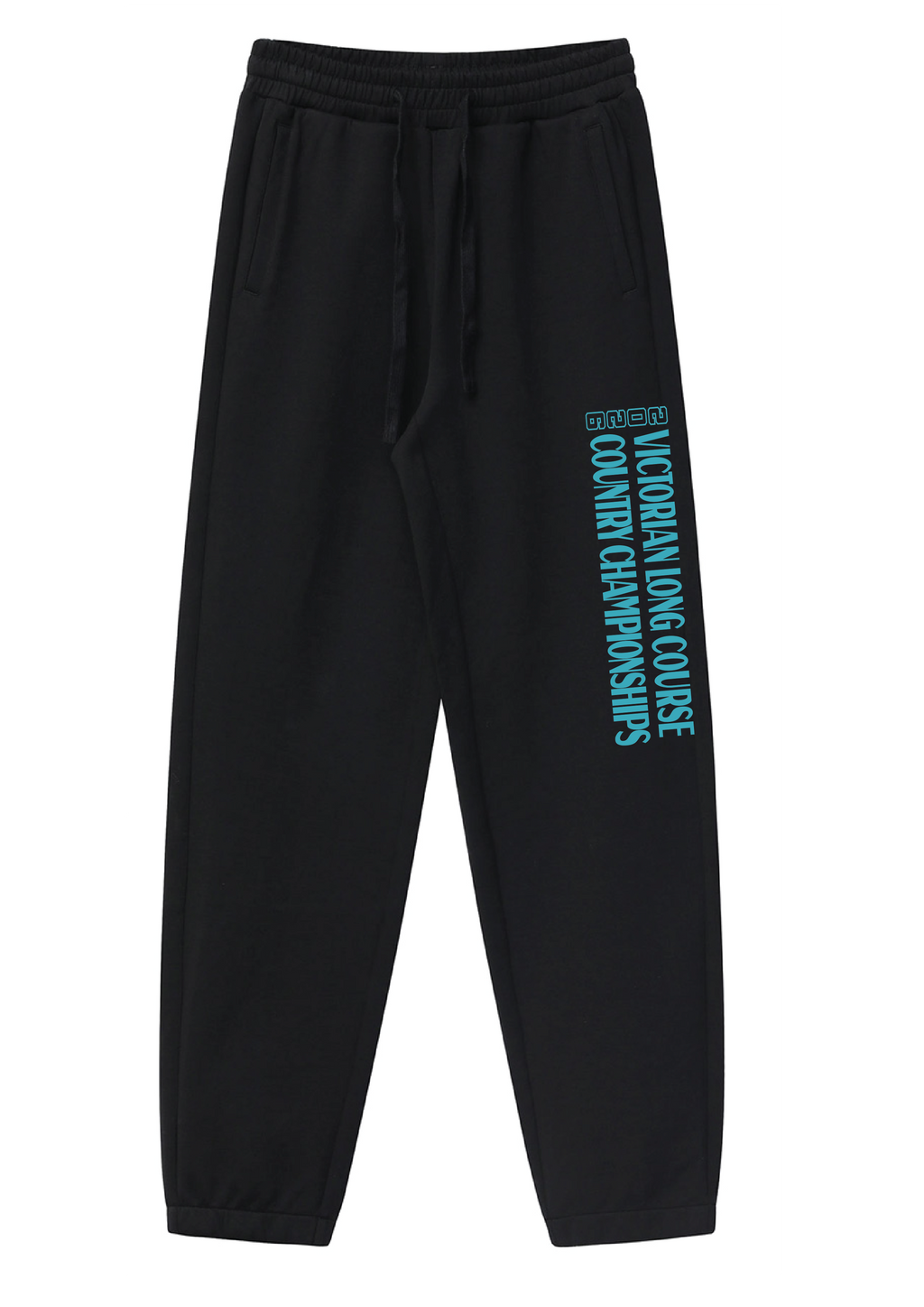 2026 VICTORIAN COUNTRY LONG COURSE CHAMPIONSHIP SIDE POCKET TRACKPANT - BLACK