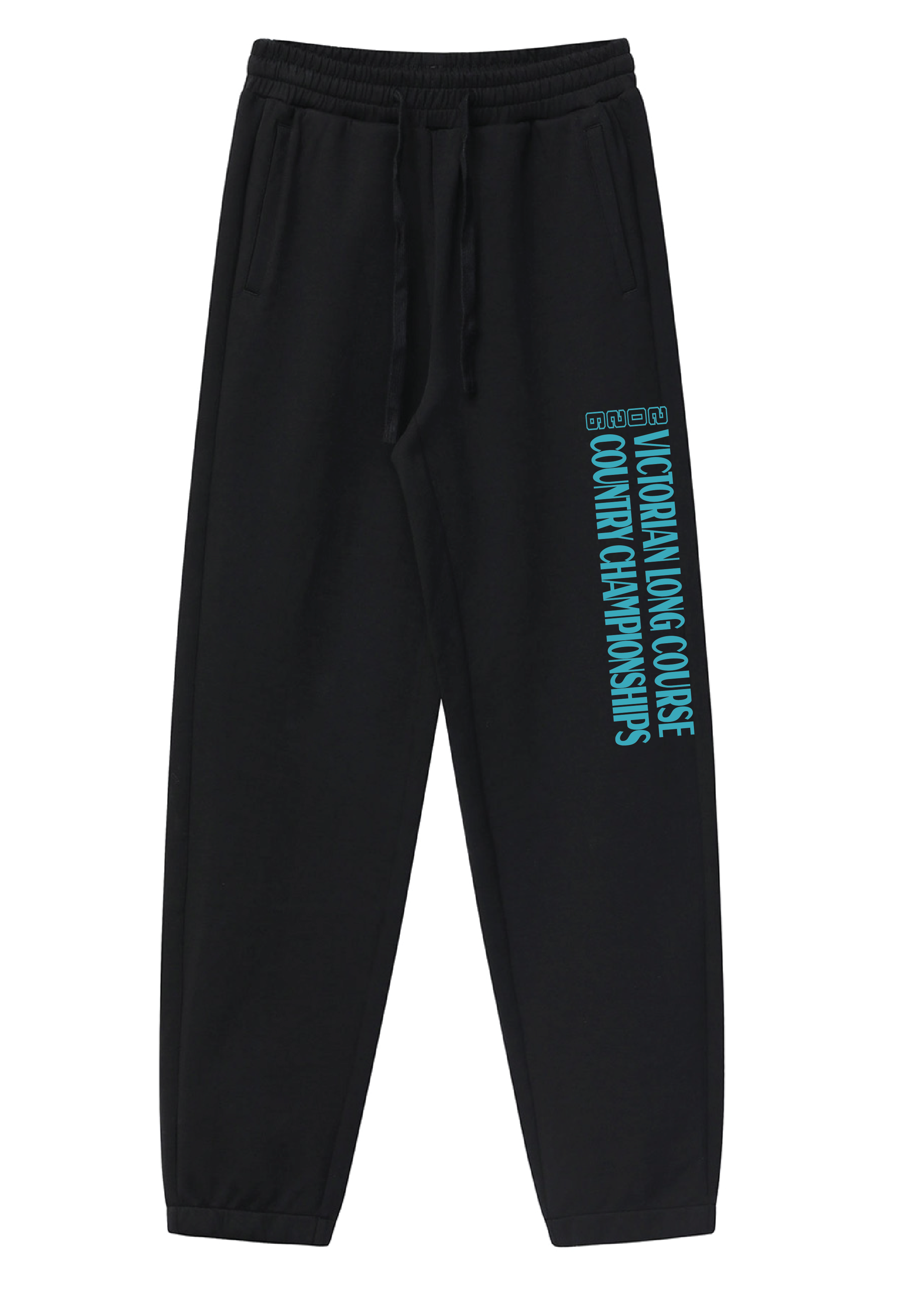 2026 VICTORIAN COUNTRY LONG COURSE CHAMPIONSHIP SIDE POCKET TRACKPANT - BLACK