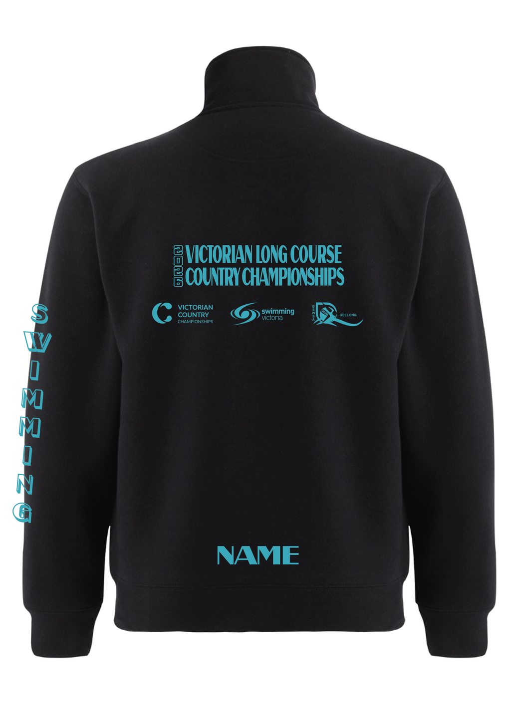 2026 VICTORIAN COUNTRY LONG COURSE CHAMPIONSHIP 1/4 ZIP SWEAT TOP - BLACK