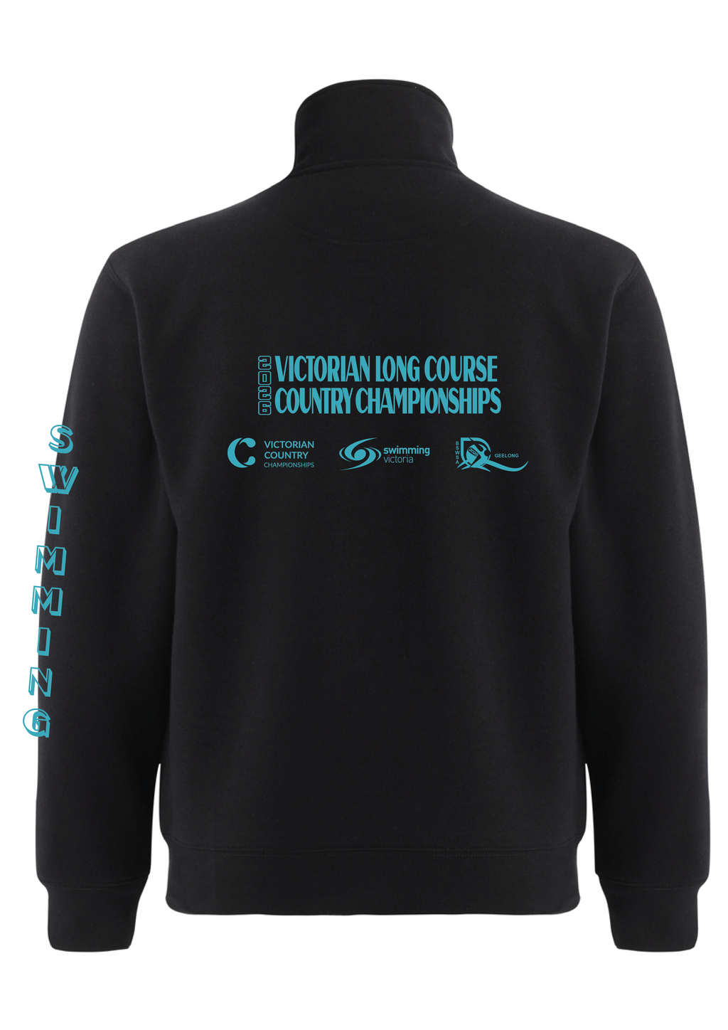 2026 VICTORIAN COUNTRY LONG COURSE CHAMPIONSHIP 1/4 ZIP SWEAT TOP - BLACK
