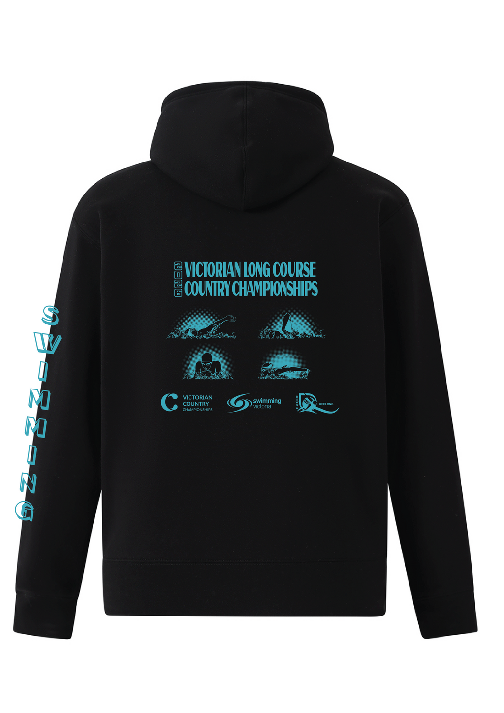 2026 VICTORIAN COUNTRY LONG COURSE CHAMPIONSHIP ZIP THRU HOODIE- BLACK