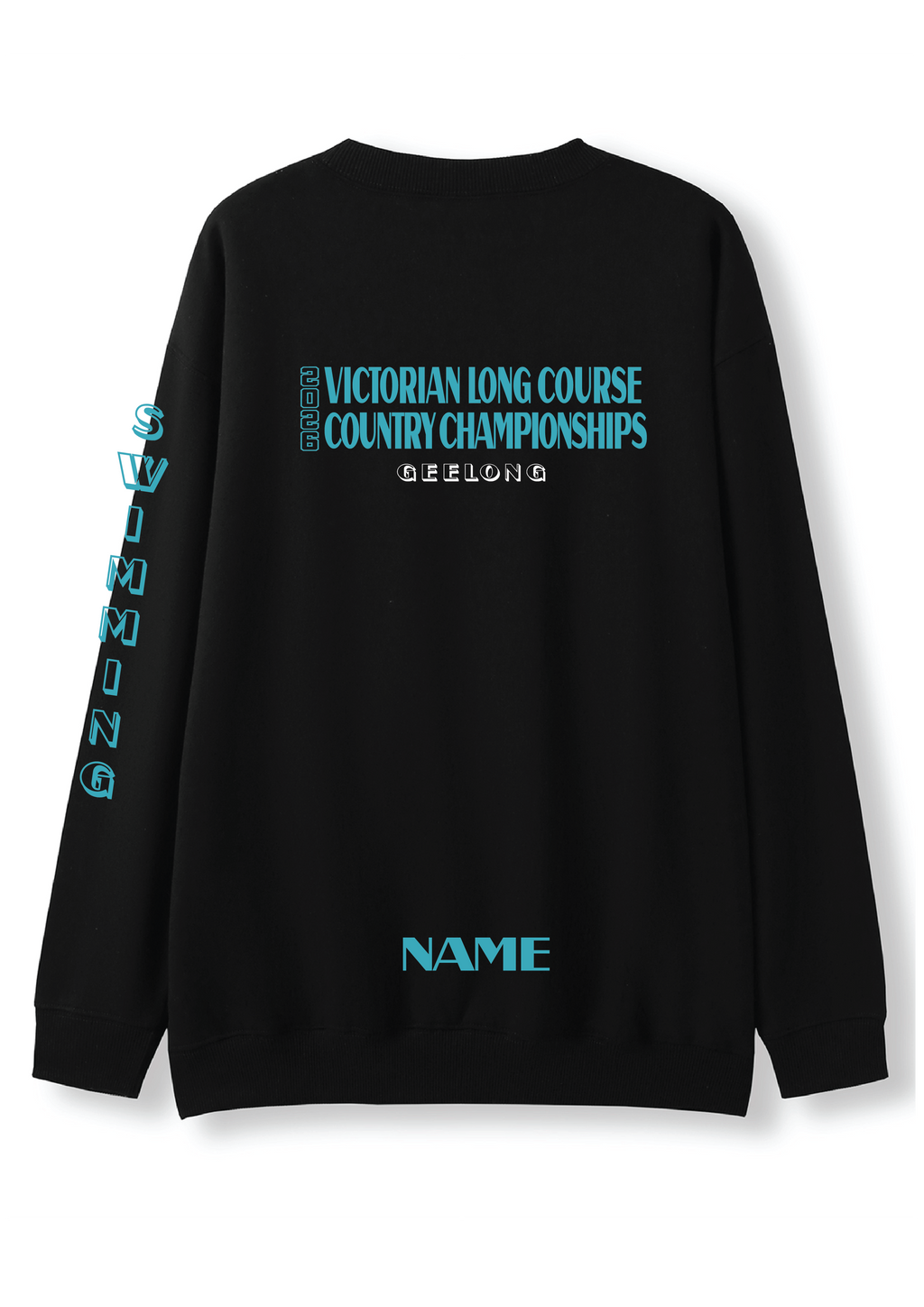 2026 VICTORIAN COUNTRY LONG COURSE CHAMPIONSHIP SWEAT TOP - BLACK